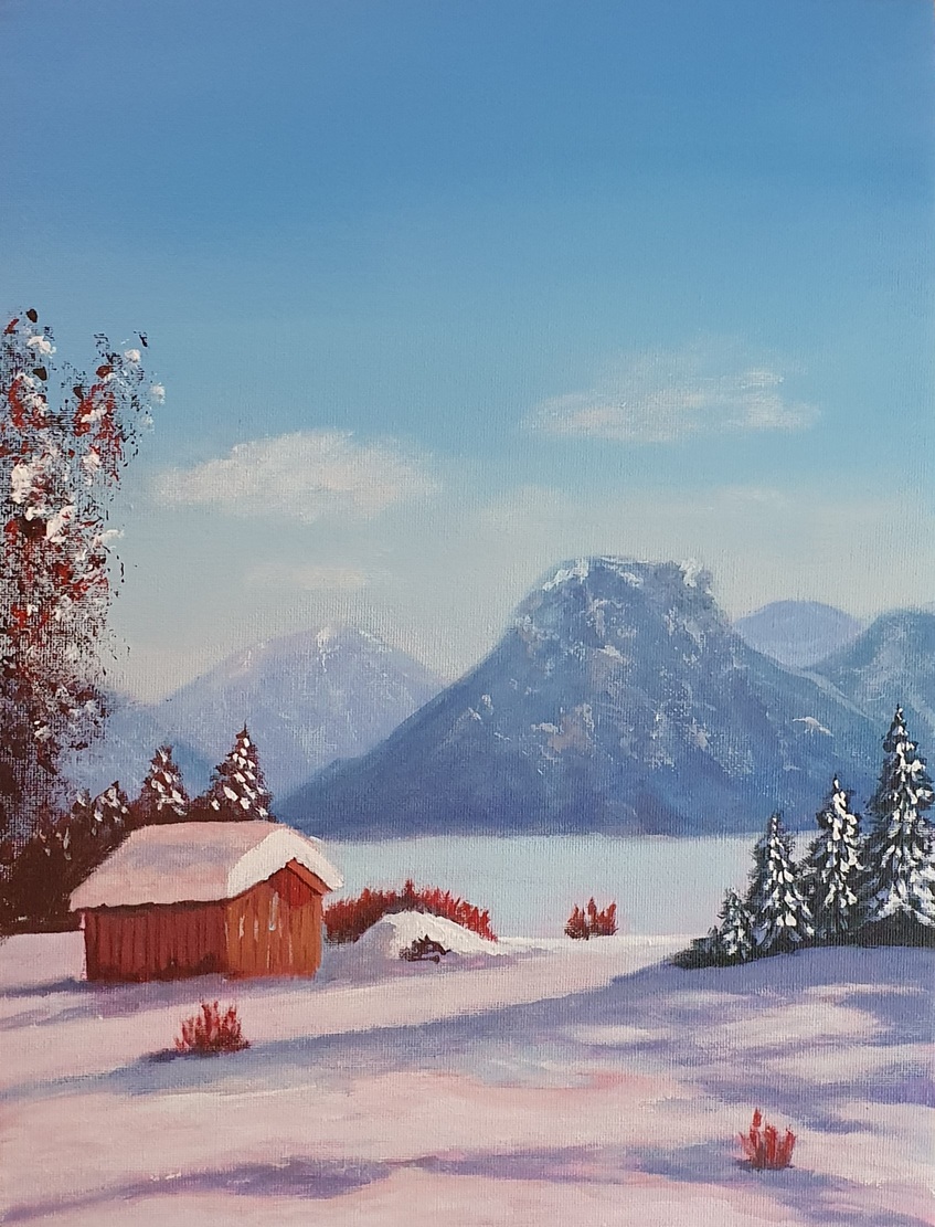 Romantische Winterlandschaft