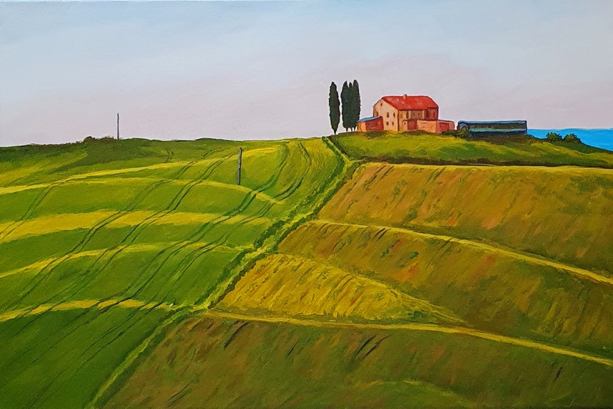 Toskanische Landschaft 